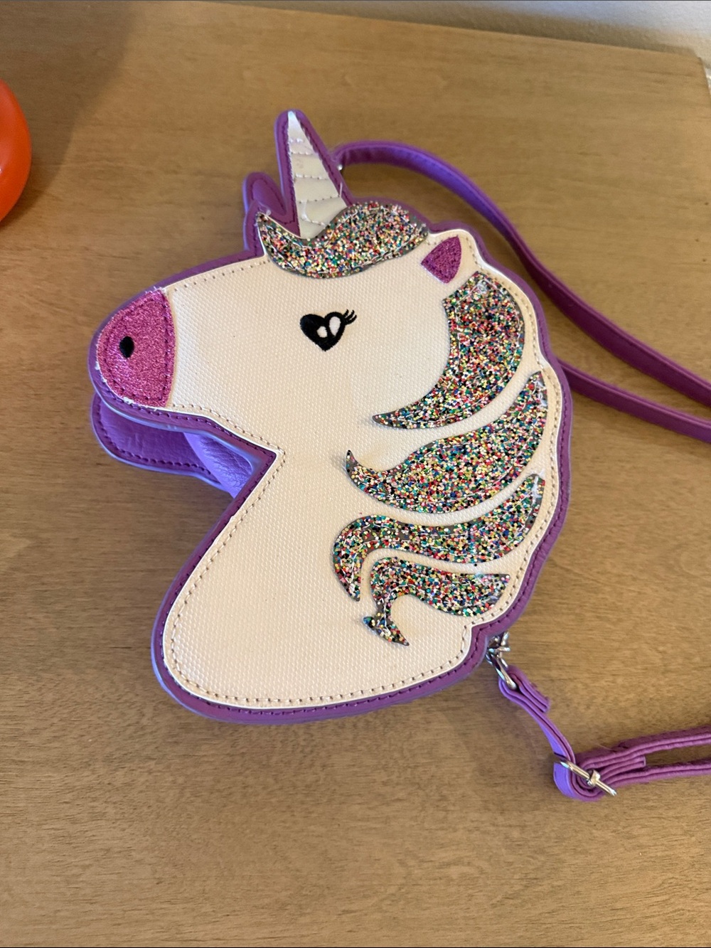🦄 Magical Rainbow Glitter Unicorn Crossbody Purse | Kids Festival Bag